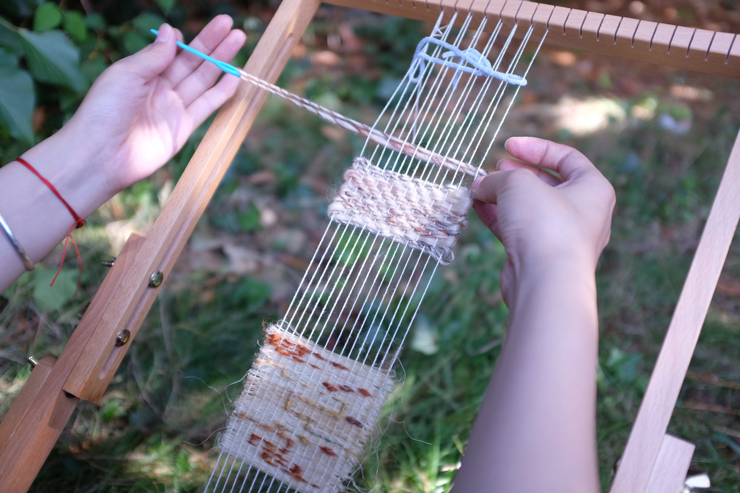 Tea Lumen Printing & Weaving Workshop in Hackney Wick, London