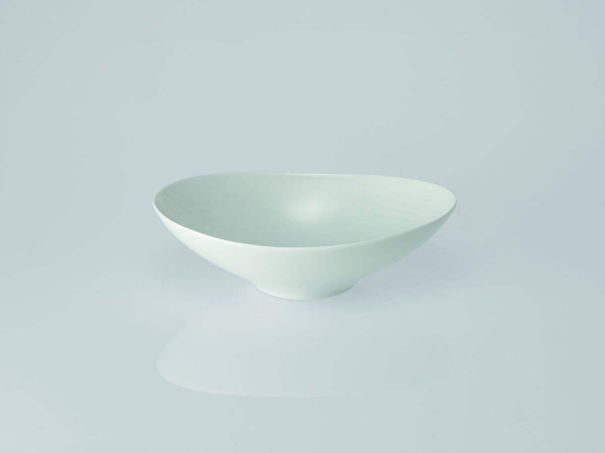 Sou Sou Oval Bowl (L) - Pale Blue Glaze - Ceramic Japan [Made in Japan]