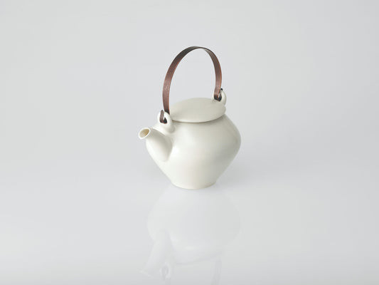 Sou Sou Earthenware Teapot - Yellow Porcelain - Ceramic Japan [Made in Japan]