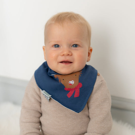 HereThe Highland Cow Christmas Bib