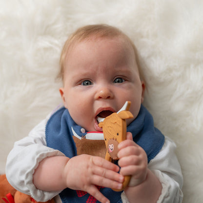 Gohobi x Ziggle Highland Cow Christmas Bib