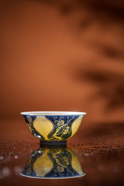 [清本源 x Gohobi Gallery] Gohobi Blossoms: Blue and White Floral Teacup