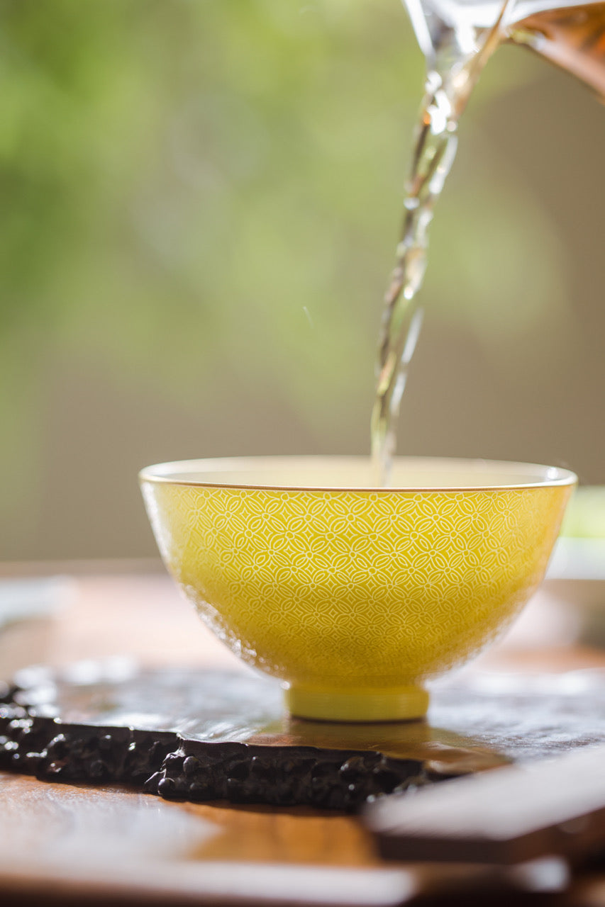 [清本源 x Gohobi Gallery] Lotus Blossom Cup with Coin Pattern Tea Cup