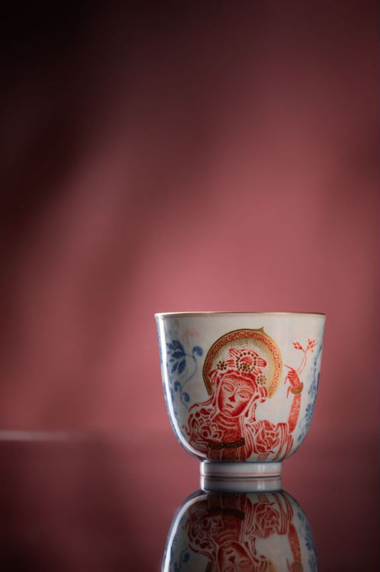 [清本源 x Gohobi Gallery]  Gohobi Lotus-GuanYin Handcrafted Tea Cup