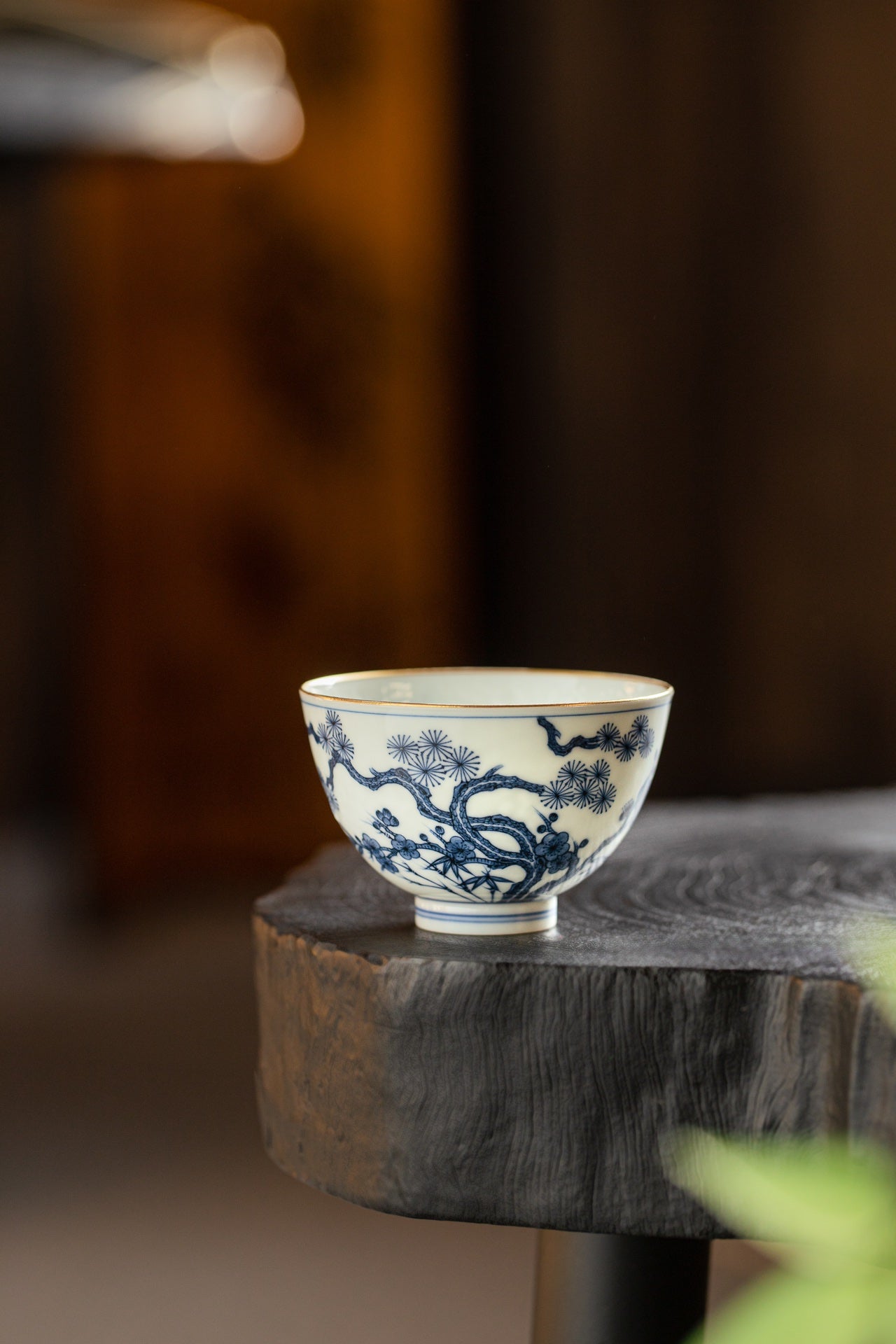 [清本源 x Gohobi Gallery] Frosted Plum Pine Bamboo Plum Tea Cup