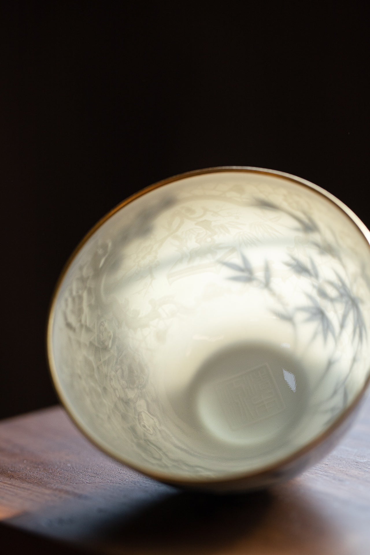 [清本源 x Gohobi Gallery] Frosted Plum Pine Bamboo Plum Tea Cup