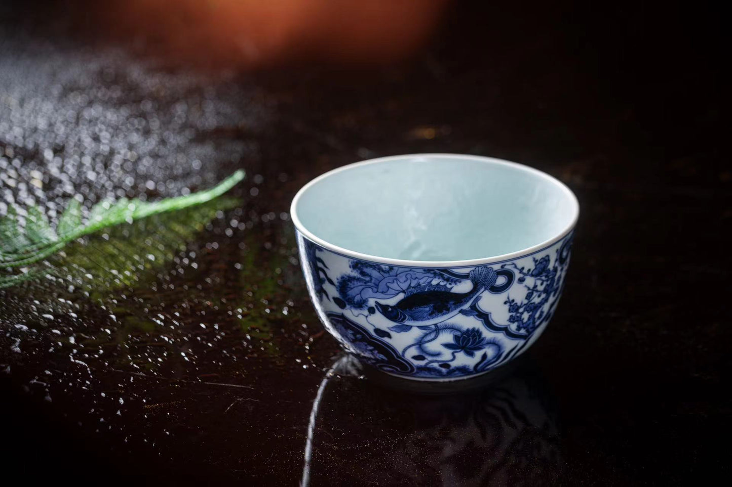 [清本源 x Gohobi Gallery] Nine-Dragons Lotus Fish Pattern Handcrafted Bowl