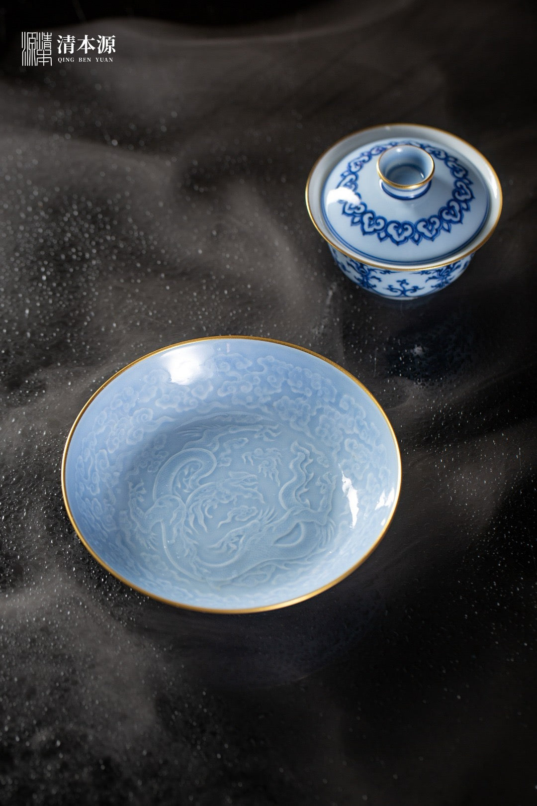 [清本源 x Gohobi Gallery] Cloud Dragon Pattern Tea Pot Tray