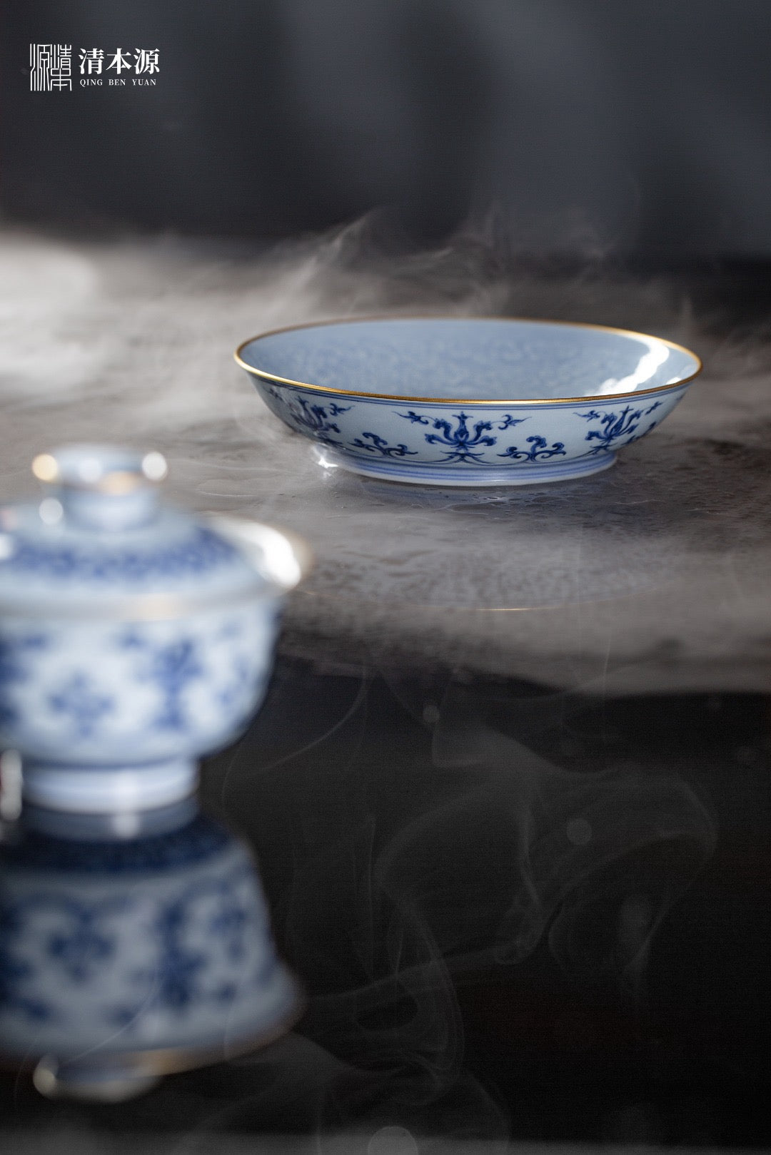 [清本源 x Gohobi Gallery] Cloud Dragon Pattern Tea Pot Tray