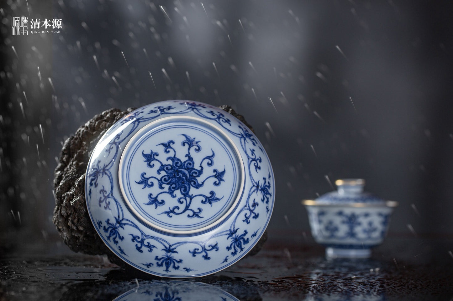 [清本源 x Gohobi Gallery] Cloud Dragon Pattern Tea Pot Tray