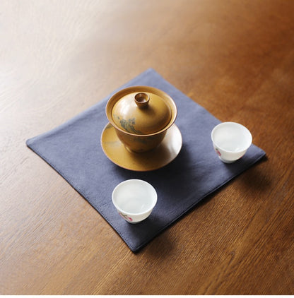 Gohobi Colourful Square Gongfu Tea Towel