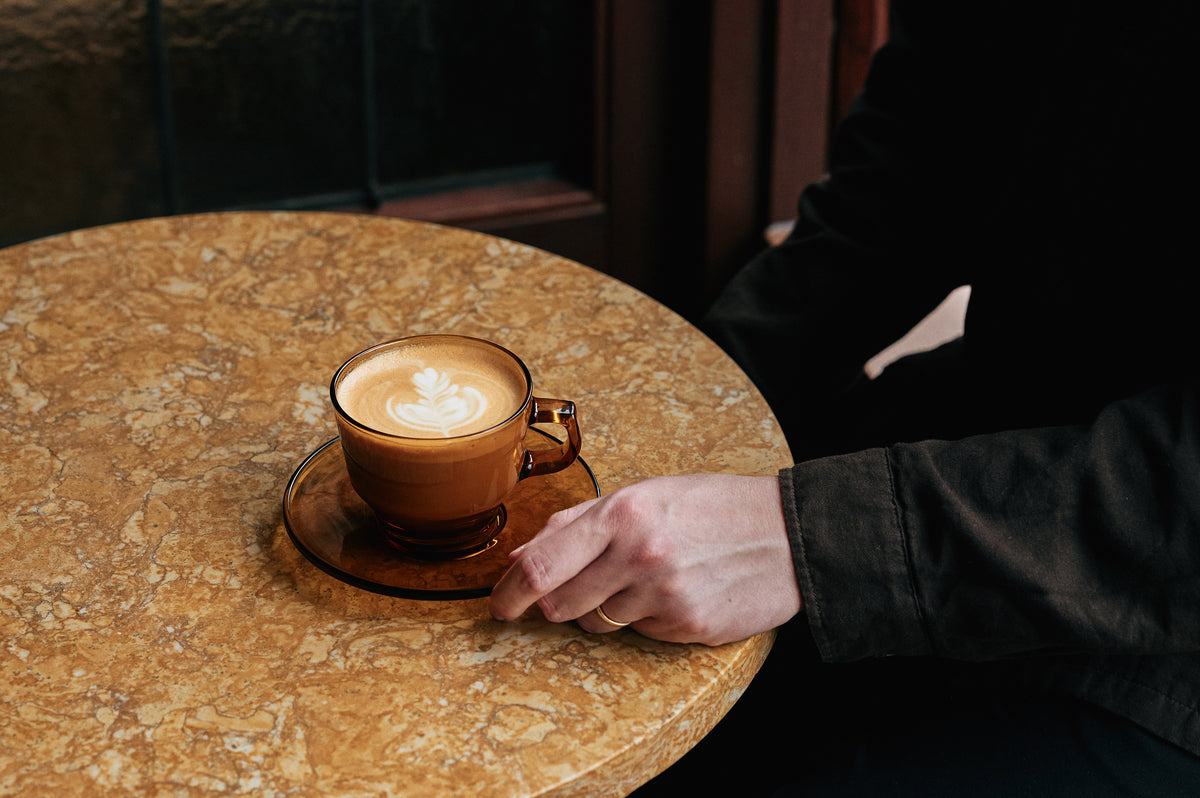 Kinto LUX glass expresso cup 80ml/ cup 250ml / mug 280ml/ 360ml Saucer 110mm/ 150mm