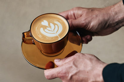 Kinto LUX glass expresso cup 80ml/ cup 250ml / mug 280ml/ 360ml Saucer 110mm/ 150mm