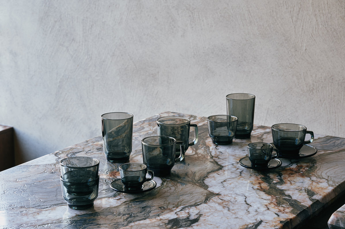 Kinto LUX glass tumbler 240ml/ 400ml