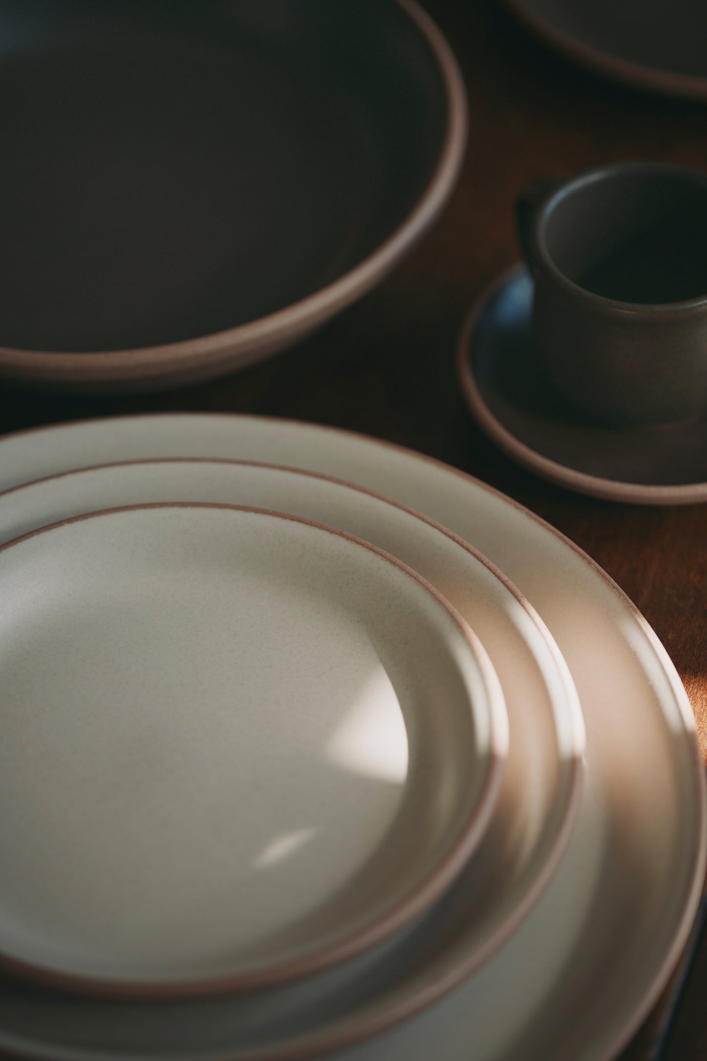 Kinto MUI Ceramic Plate 160mm / 200mm/ 265 mm