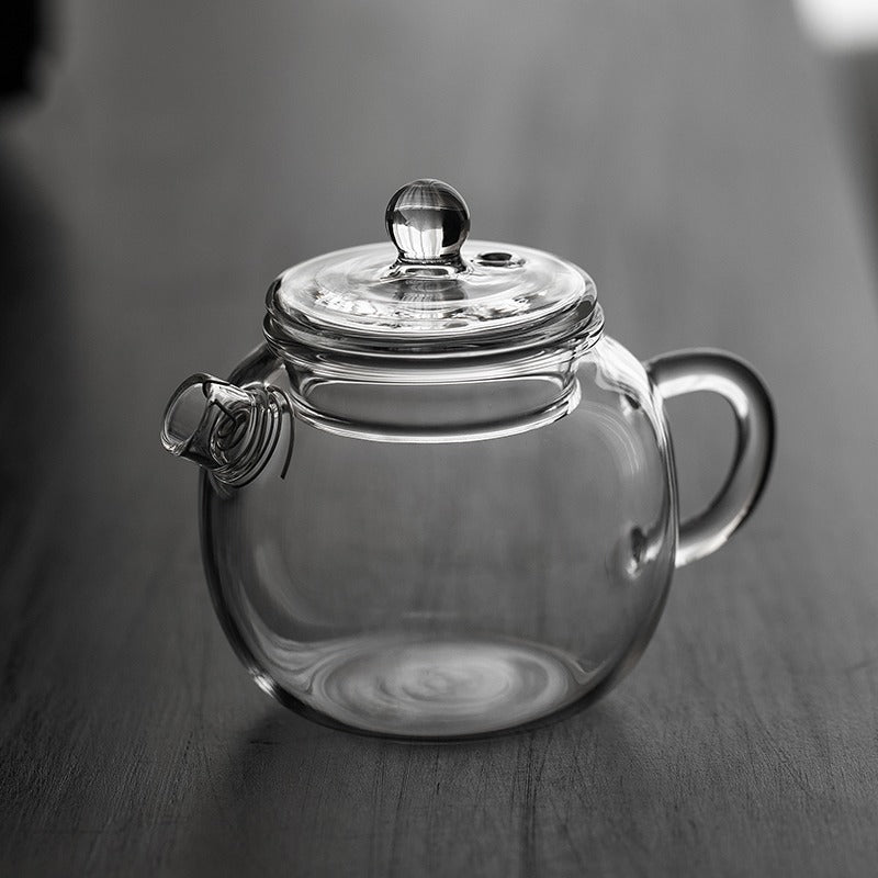 Gohobi Glass Small Teapot and Tray