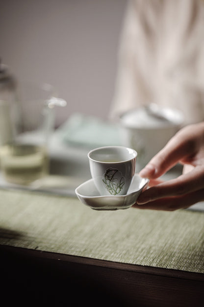 Gohobi Vintage Window White Tea Cup