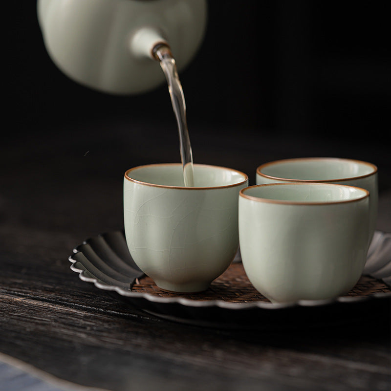 Gohobi Handmade Ceramic Ruware Tea Cups