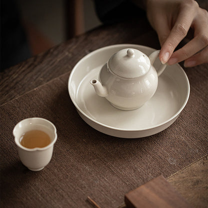 Gohobi Grass Ash Glaze Handcrafted Teapot Holder