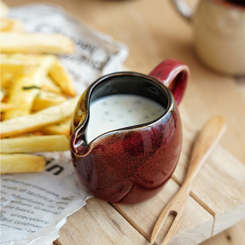 Gohobi Iridescent Ceramic Milk Jug