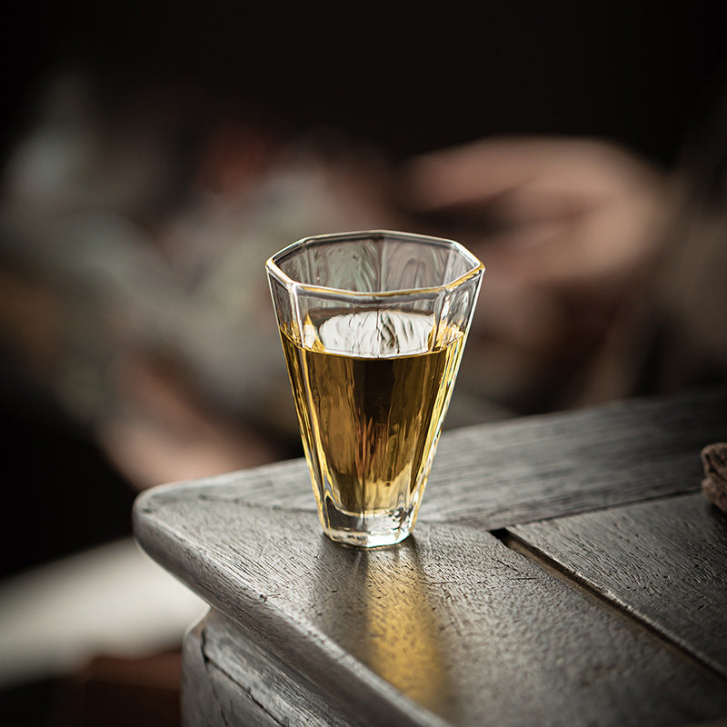 Gohobi High Borosilicate Glass Gongfu Tea Cup – Transparent Heat-Resistant Master Cup and Aroma Cup