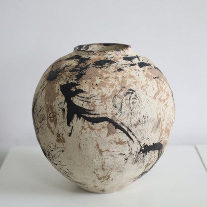 Gohobi Original Oil Painting Designer Ceramic Vase