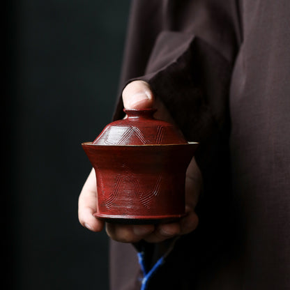 Gohobi Handmade Red Gaiwan