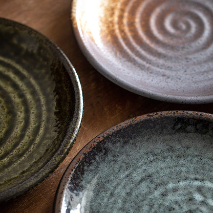 Gohobi Made in Japan Mino Ware Wabi-Sabi Plate – Ceramic Side Plate [Made in Japan]