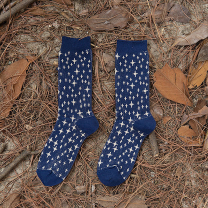 Gohobi Blue Cotton Socks