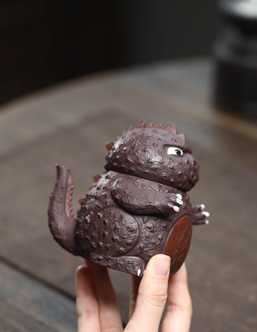 Gohobi Yixing Raw Ore Purple Sand Hand-Held Teapot