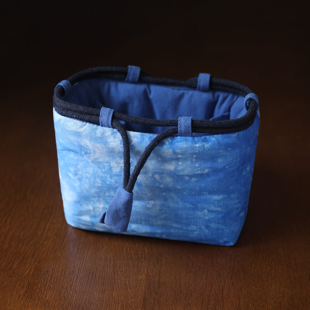 Gohobi Large Dyed Fabric Teaware Storage Travel Bag