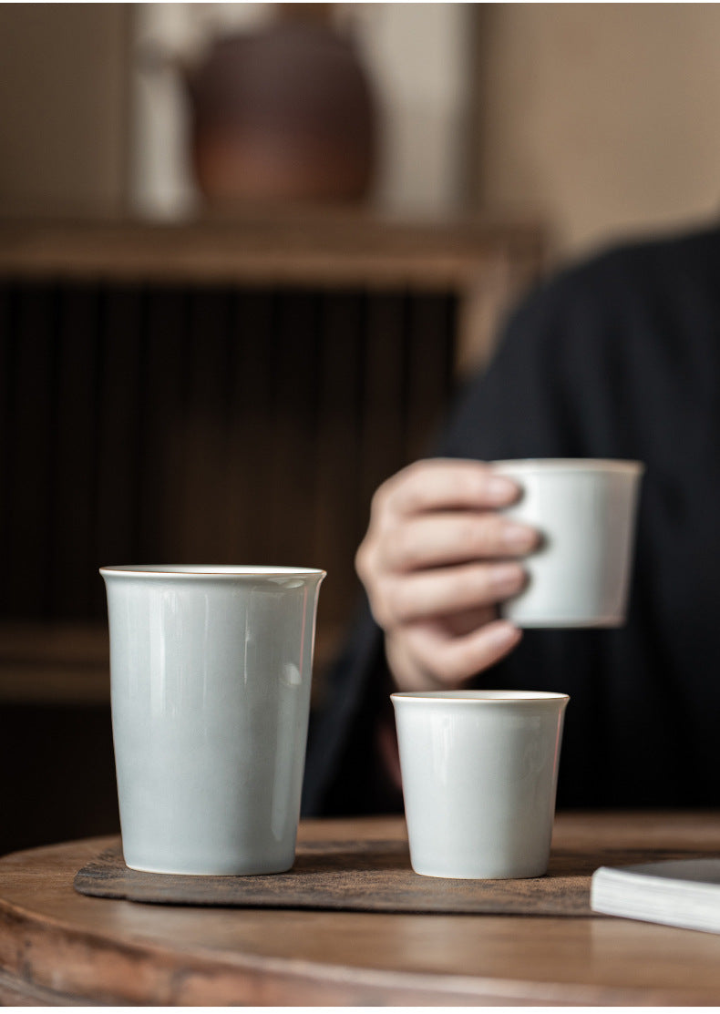 Gohobi Japanese Style Ice Grey and Green Tea Cup 002