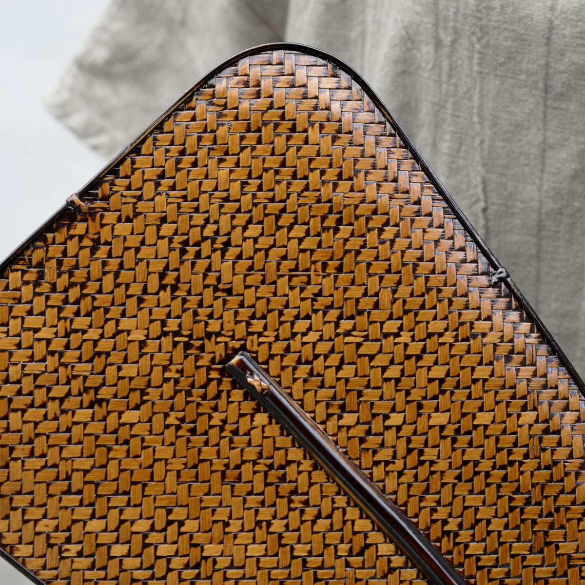 Gohobi Handmade Woven Bamboo Hand Fan – Chinese Square Fan