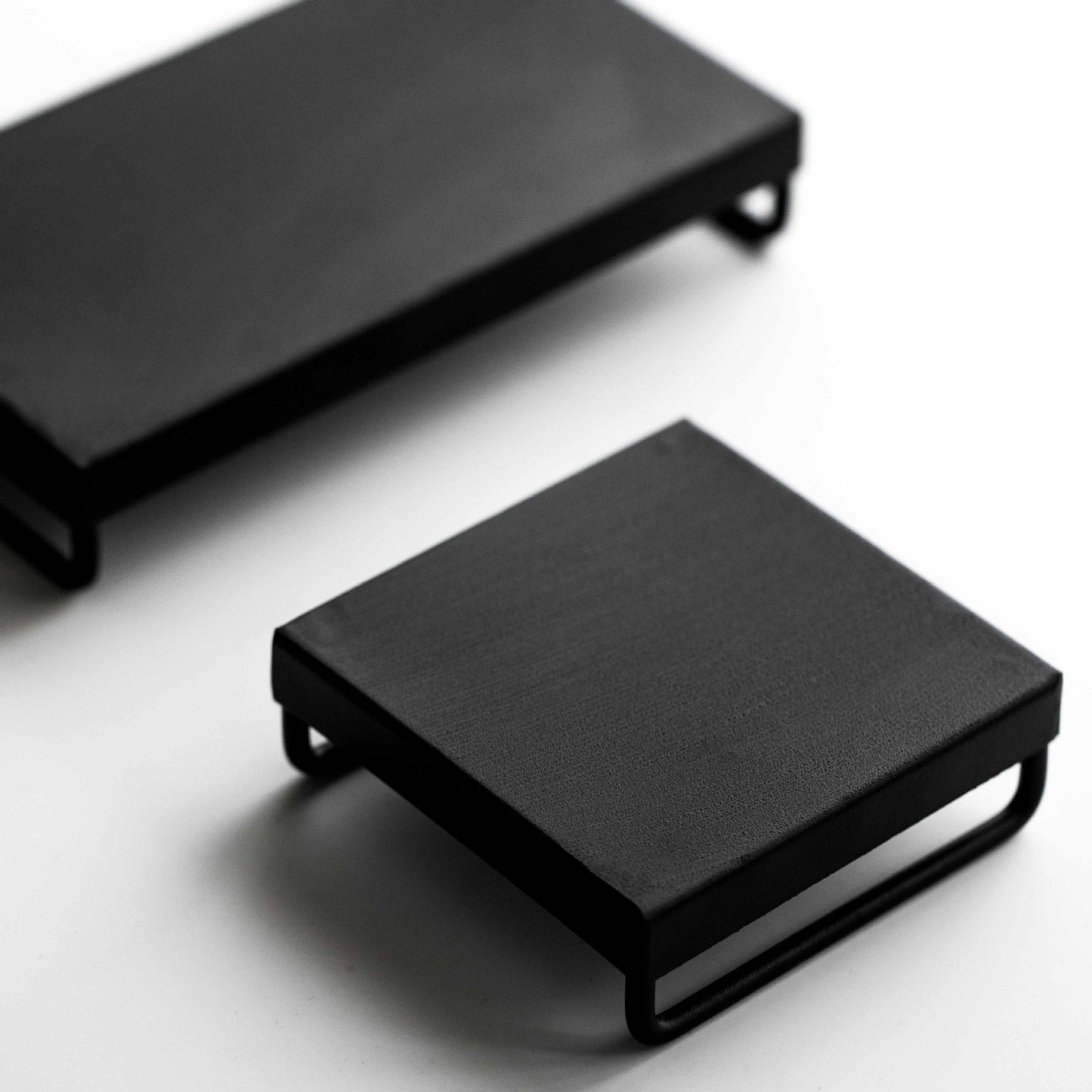 Gohobi Japanese-style Wabi-Sabi Black Square Iron Tray 006