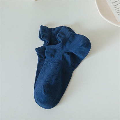 Spring and summer Men's Thin Colourful Trainer Socks