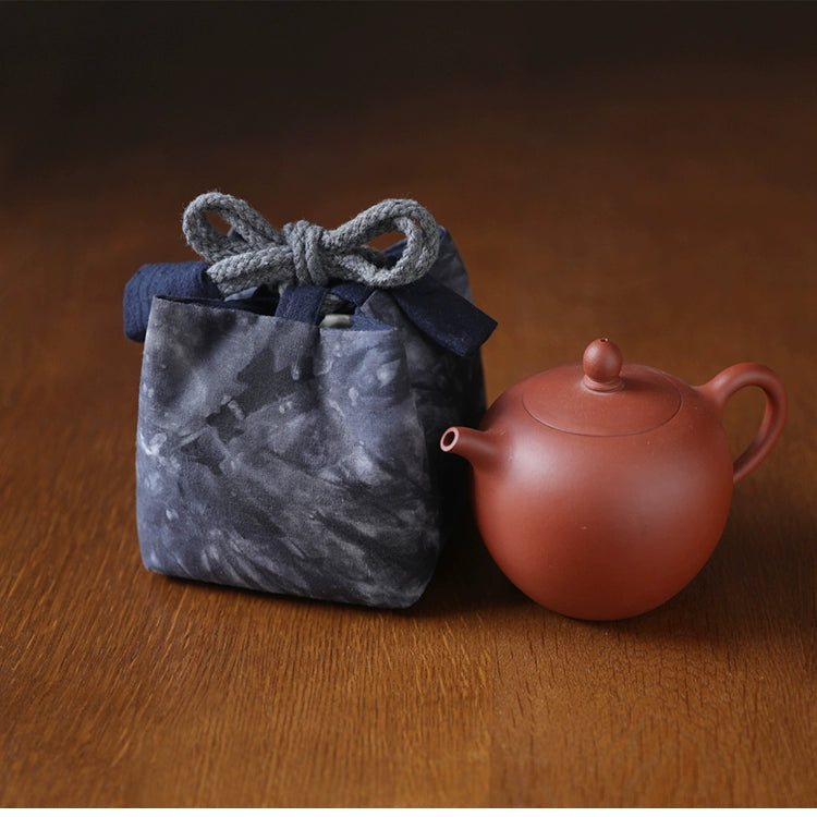 Gohobi Dyed Fabric Teaware Storage Travel Bag