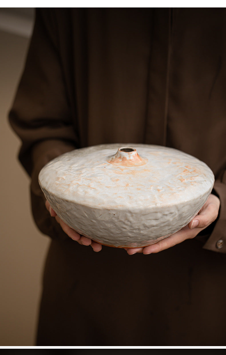 [Sea freight only] Gohobi Retro Shino Ware Ceramic Vase