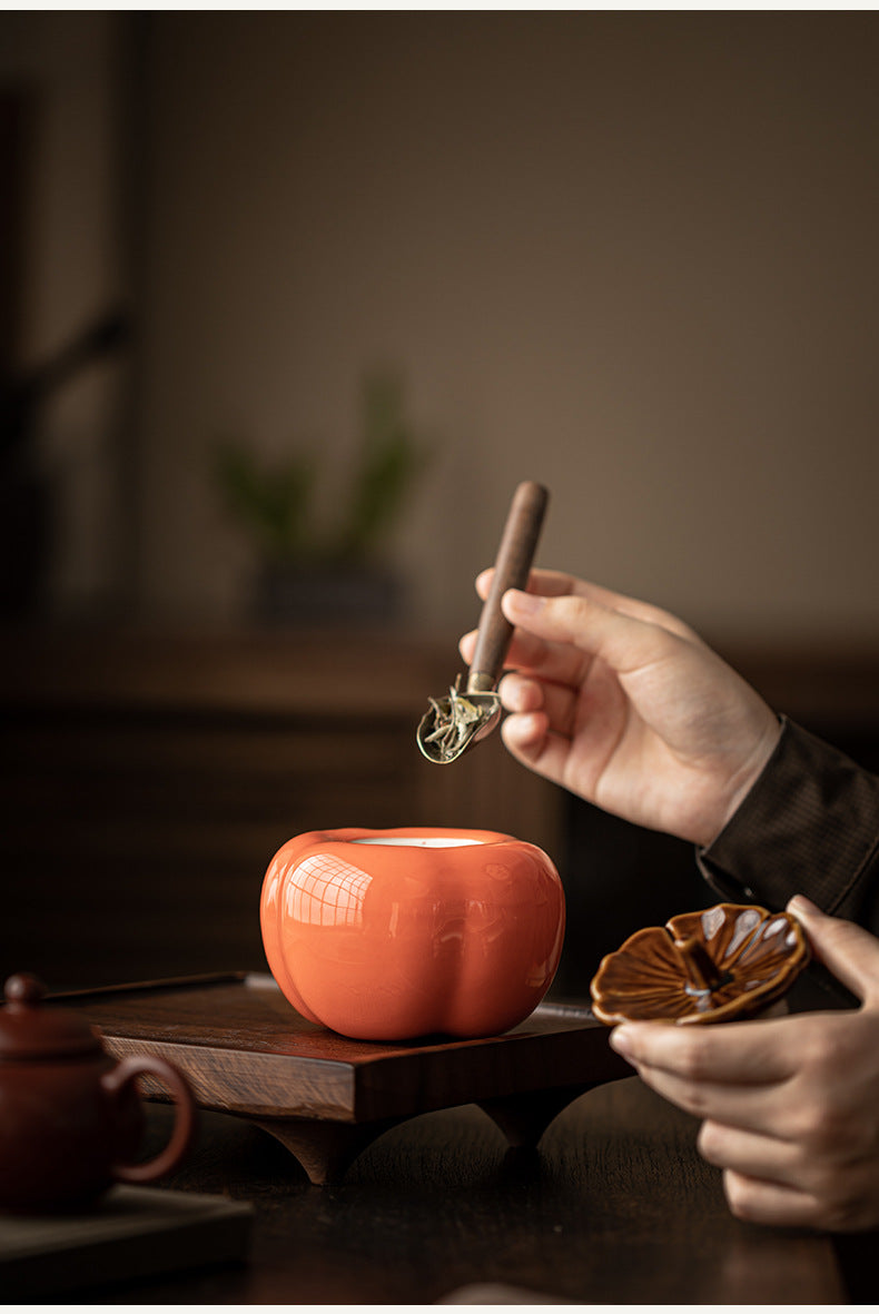 Gohobi Persimmon Shaped Food Container Storage