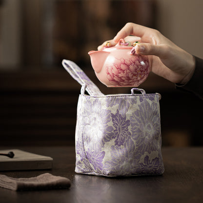 Gohobi Cotton Teapot Storage Bag