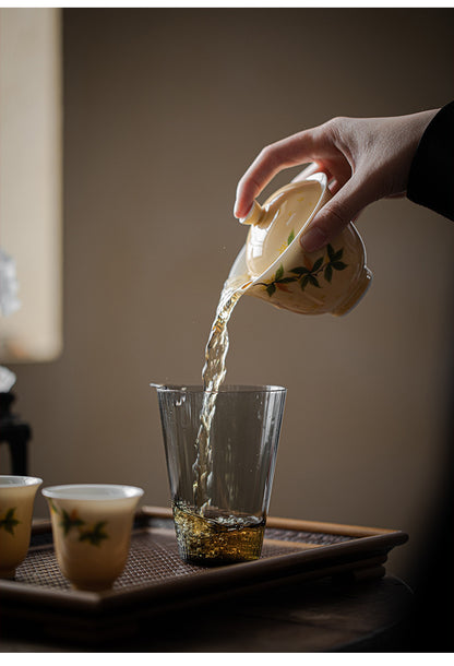 Gohobi Hand-Painted Osmanthus Rabbit Gaiwan