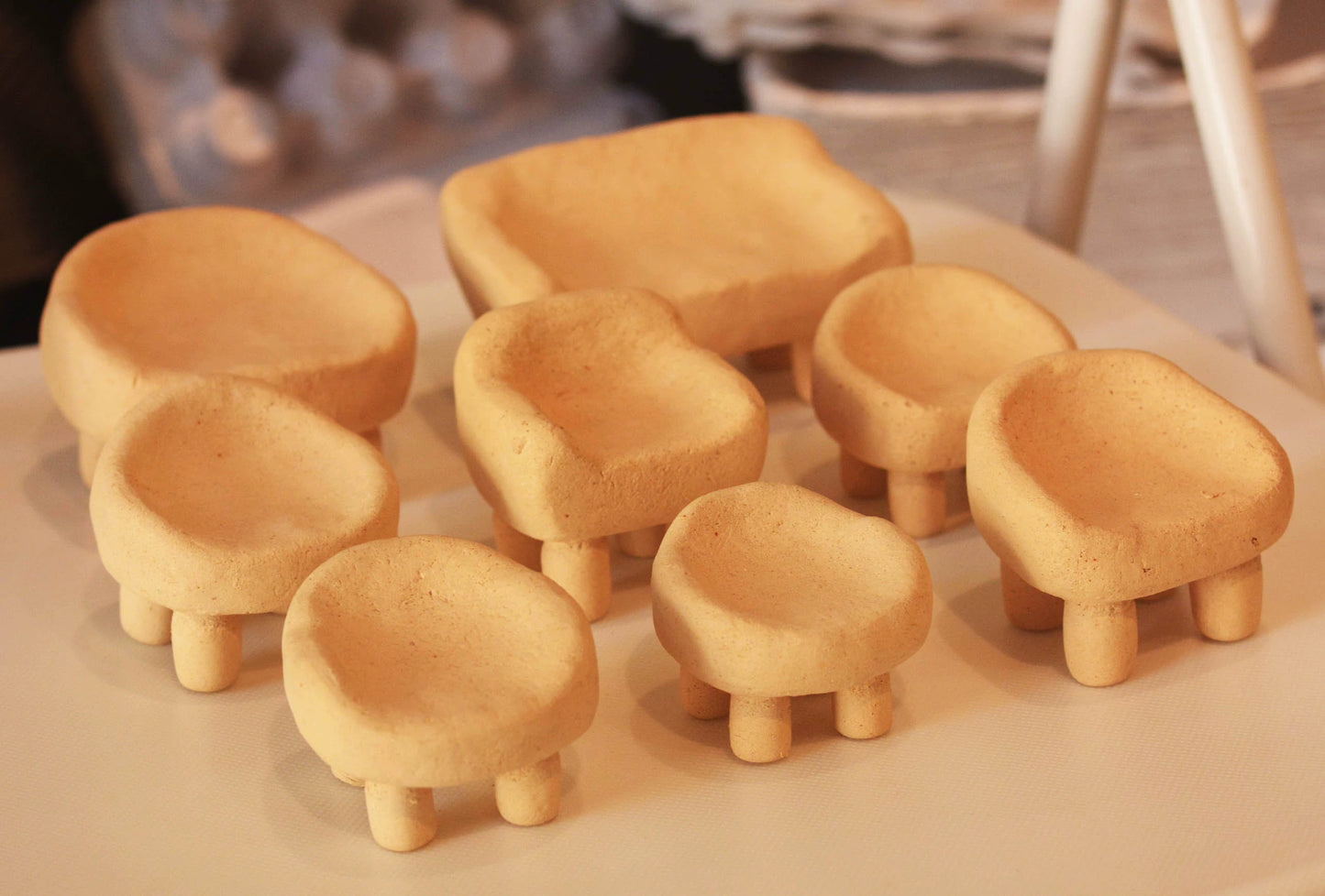 Gohobi x Little Diary Handmade Ceramic Chairs