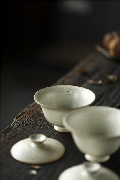 Gohobi Jingdezhen Artisan Japanese-Style High-Footed Gaiwan