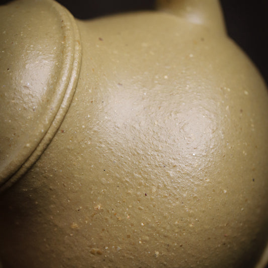[Chingshui Tang 青水堂] Handmade Yixing Green Zisha Clay Si Ting Teapot – 130ml Original Ore Clay Gongfu Teapot with Built-in Filter