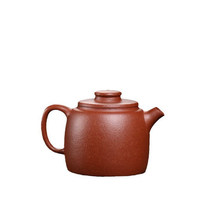 [Chingshui Tang 青水堂] Handmade Yixing Zisha Sandy Purple Clay Teapot – 100ml Handmade Jiangpo Clay Xiao Julun (Small Giant Wheel) Style Teapot, Thin-Walled Small Gongfu Teapot with Built-in Filter