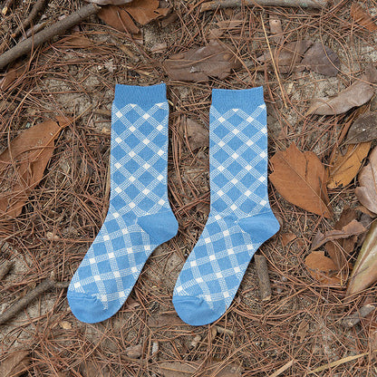 Gohobi Blue Cotton Socks