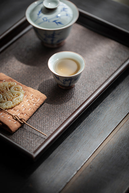 Gohobi Hand-Painted Bamboo Vintage-Style Tea cup