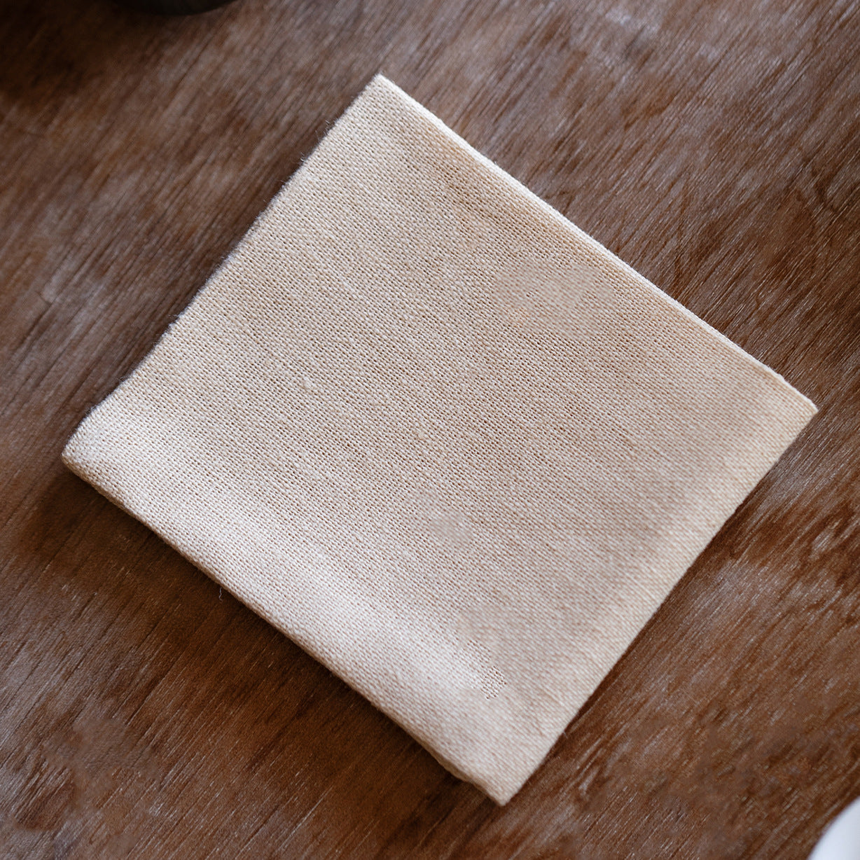 Torchon Gongfu double face en coton et lin gravé Gohobi