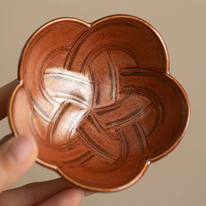 Gohobi, petite assiette traditionnelle japonaise de fruits glacés et noix - Nœud chinois 003