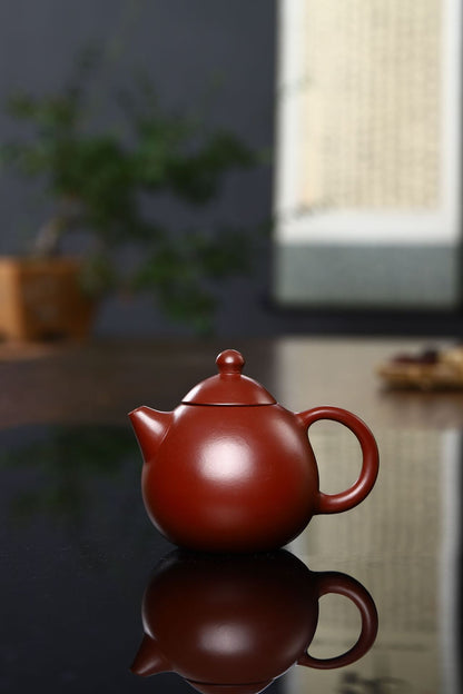 Gohobi Yixing Red Clay Dragon Egg Teapot