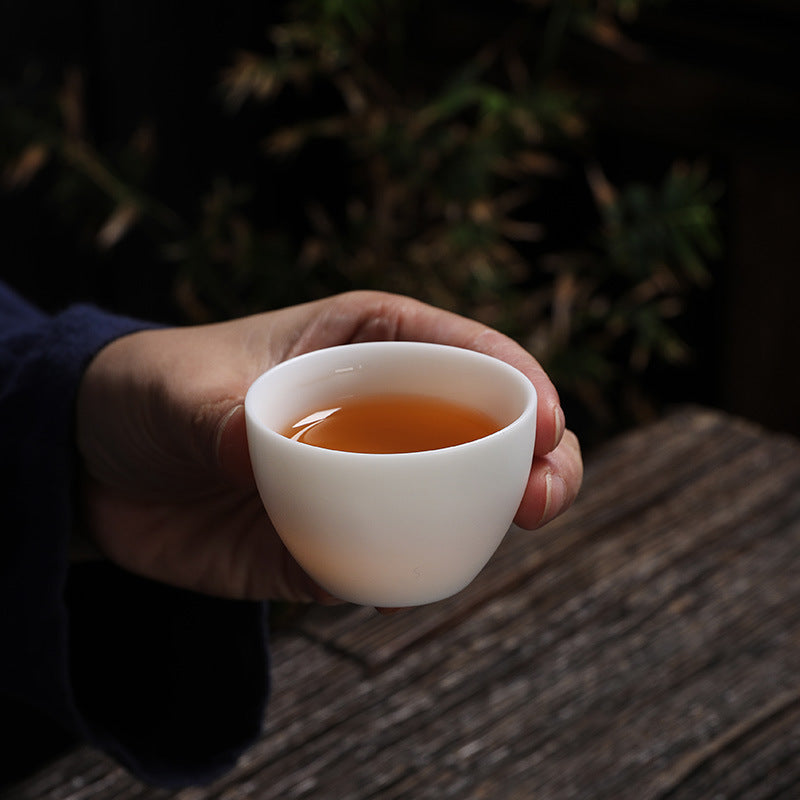 Gohobi Handmade Jade White Ceramic Teaware Teapot Tea cup